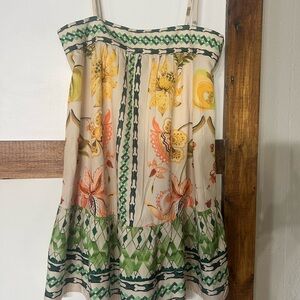 Floral and Geometric Patterned Dress